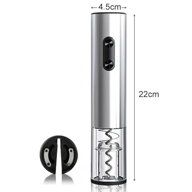 New Premium Electric Wine Opener Automatic Corkscrew Wine Bottle Opener Wine Corkscrew Automatic Screwdriver Wine Opening Gadget Peaceful Pleasures Health and Wellness C battery no battery