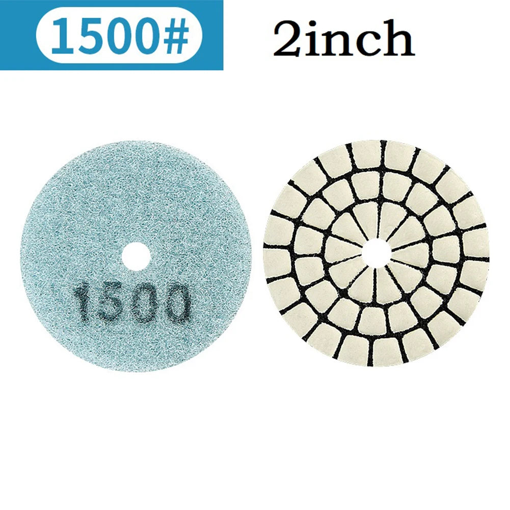1X Dry Polishing Pad Granite Marble Sanding Disc Stone Dia-mond
