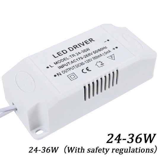 Lighting Transformers LED Driver 24-36W AC180-265V DC 90-140V Peaceful Pleasures Health and Wellness Default Title