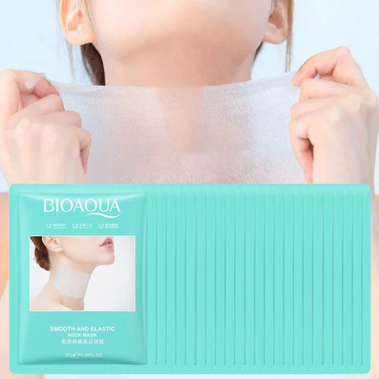 BIOAQUA Collagen Neck Mask 20pcs – Firming & Brightening Collagen Neck Mask Peaceful Pleasures Health and Wellness Default Title