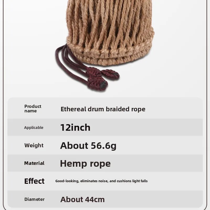 Suitable 13 15 Tones Hand Decorating Steel Tongue Drum Hemp Rope