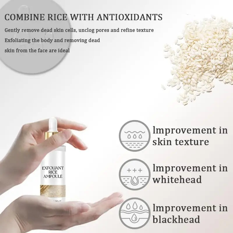 OceAura Rice Exfoliating Ampoule Set | Pore & Glow Serum