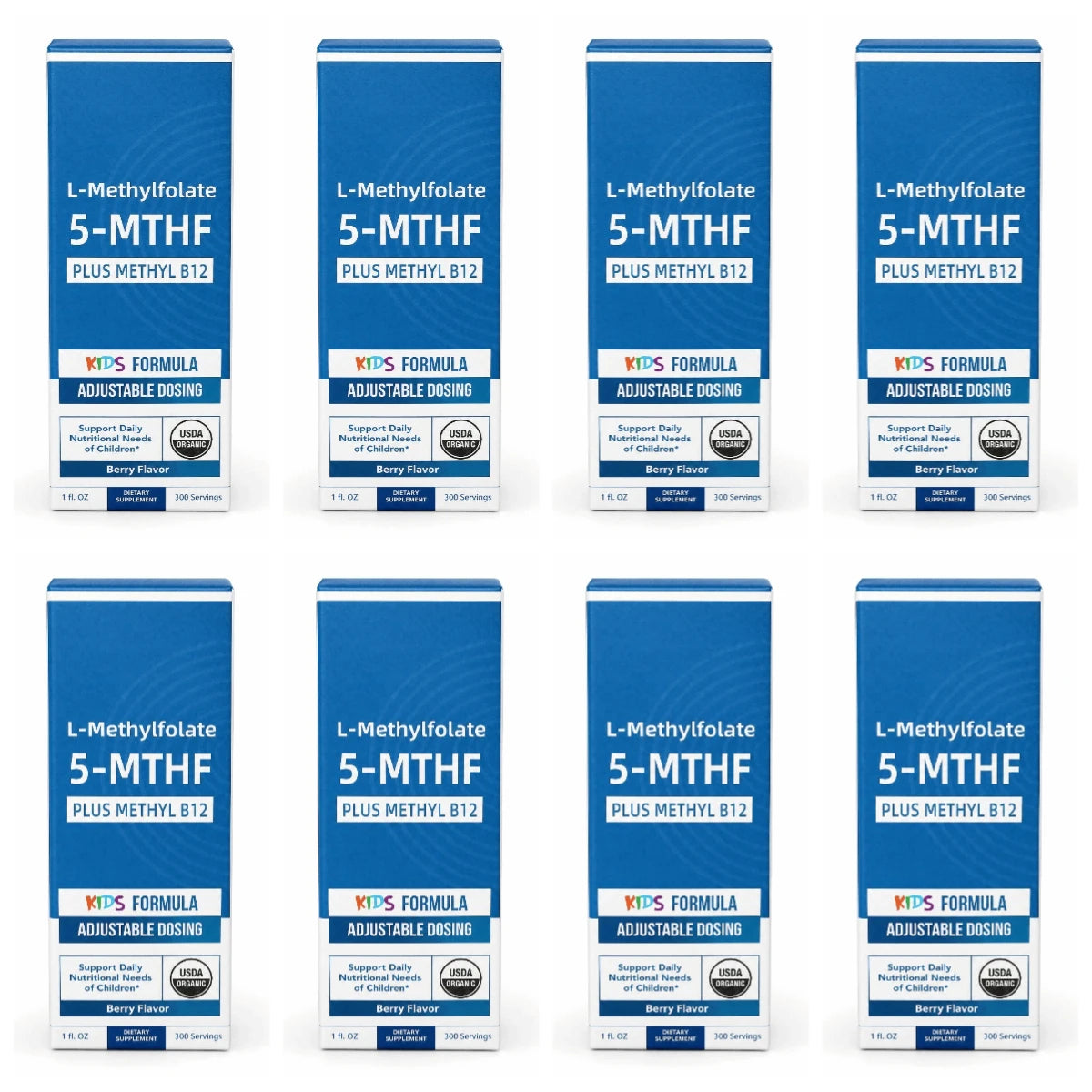 Kids L-Methylfolate 5-MTHF & Methyl B12 Drops | Organic Berry 30ml
