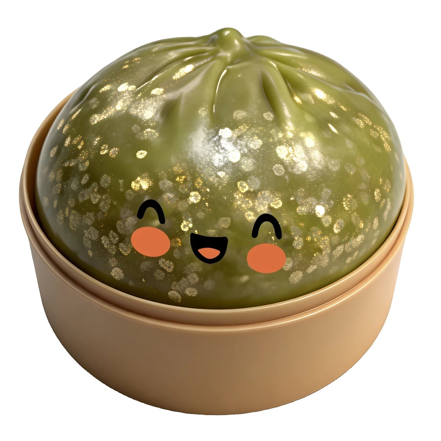 Crystal Bun Squeeze Toy – Slow Rising Squishy Fidget Kawaii