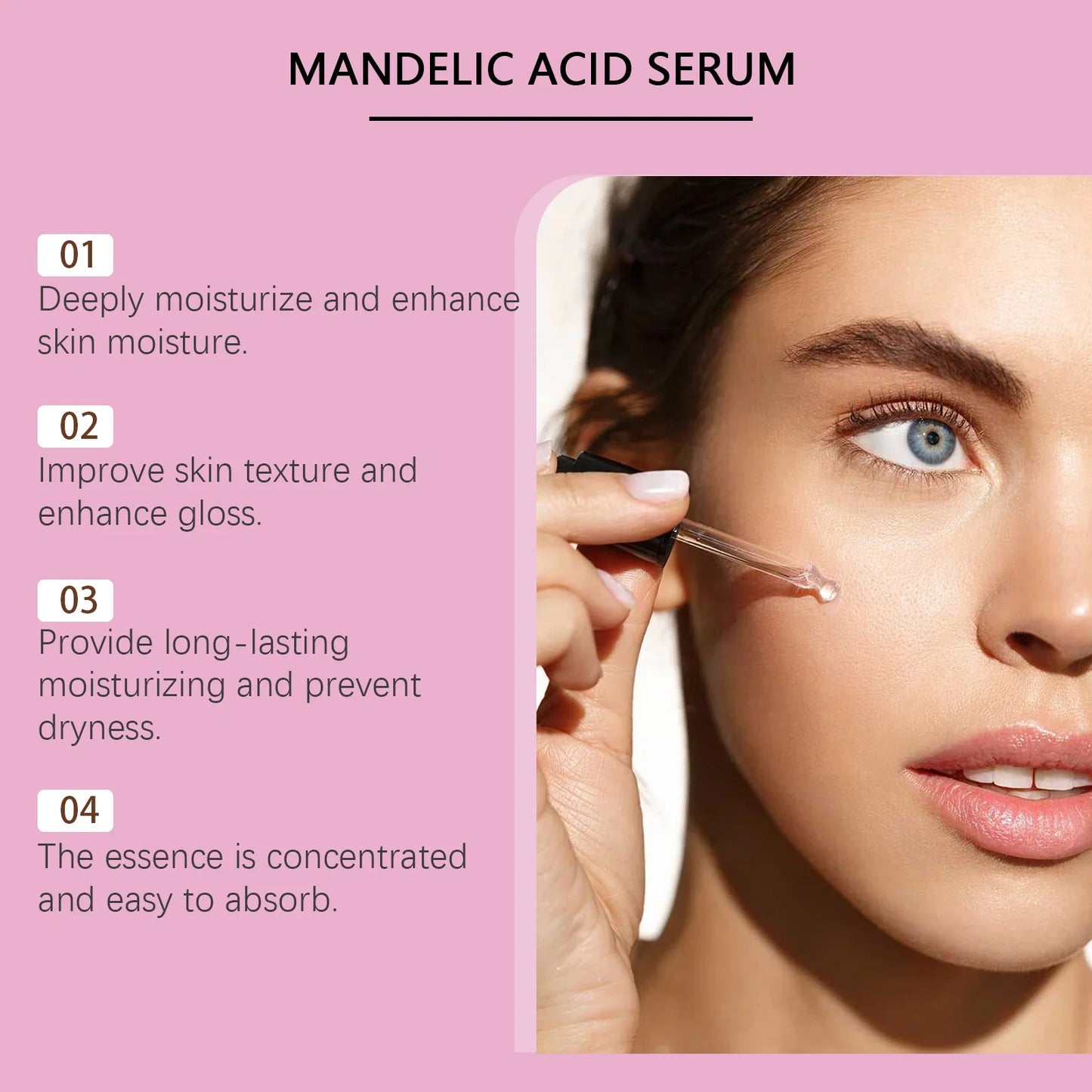 West Month Mandelic Acid Face Serum – Exfoliate & Glow 1 OZ Facial Serum Oasis Select