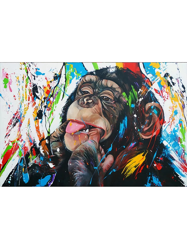 Banksy Graffiti Pop Art Canvas Wall Print | Street Art Poster