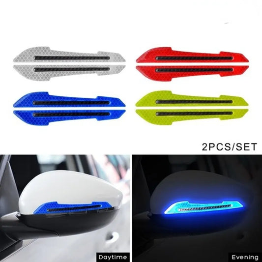 Reflective Stickers Warning Strip Tape Traceless Protective Car Sticker Warn on Car Rearview Mirror Exterior Auto Accessories Peaceful Pleasures Health and Wellness