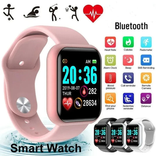 Bluetooth Smart Watch – Fitness Tracker, Heart Rate & Sleep Monitor Fitness Smart Watch Peaceful Pleasures Health and Wellness