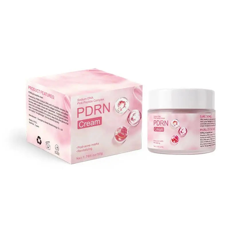 Pdrn Salmon Moisturizing Face Cream Dna Peptide Hydrating Nourishing Pink Essence Cream Korean Skin Care For Daily Use Peaceful Pleasures Health and Wellness PDRN essence cream