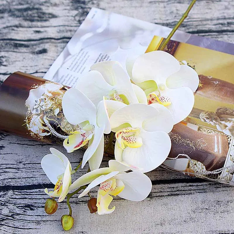 Artificial Butterfly Orchid Bundle 6 Heads | Wedding & Home Décor