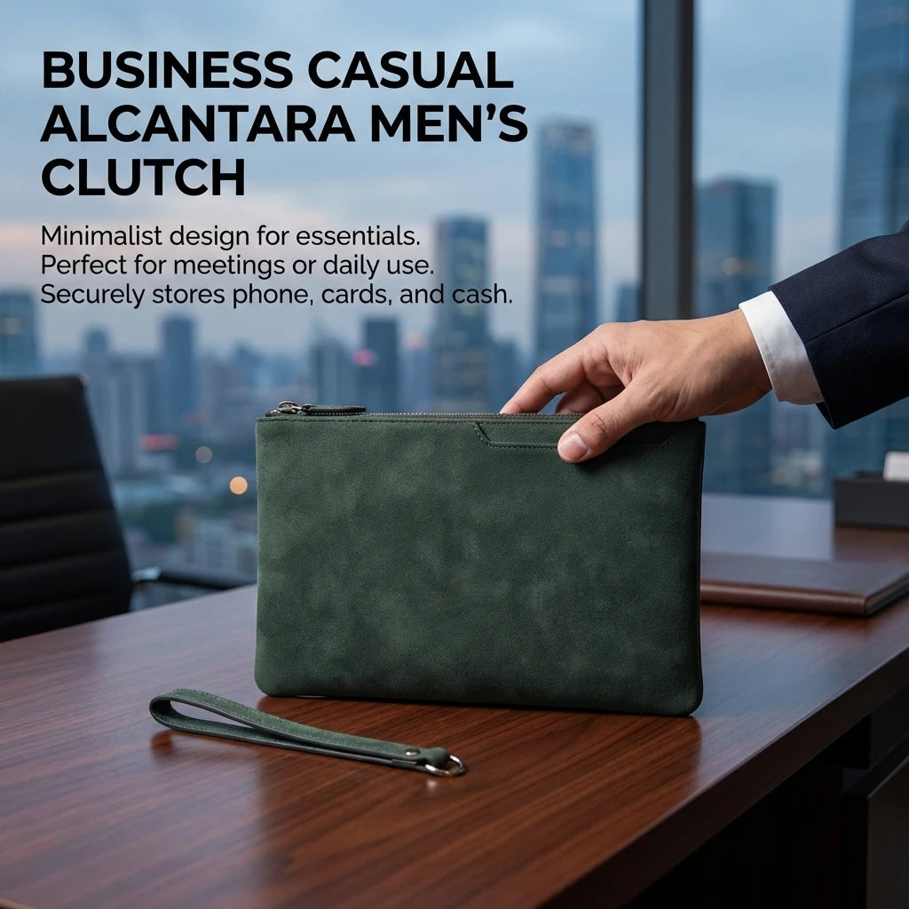 Men's Clutch Bag Business Casual Design Phone Pouch With Multiple Functions Lightweight And Durable For Daily Use Peaceful Pleasures Health and Wellness