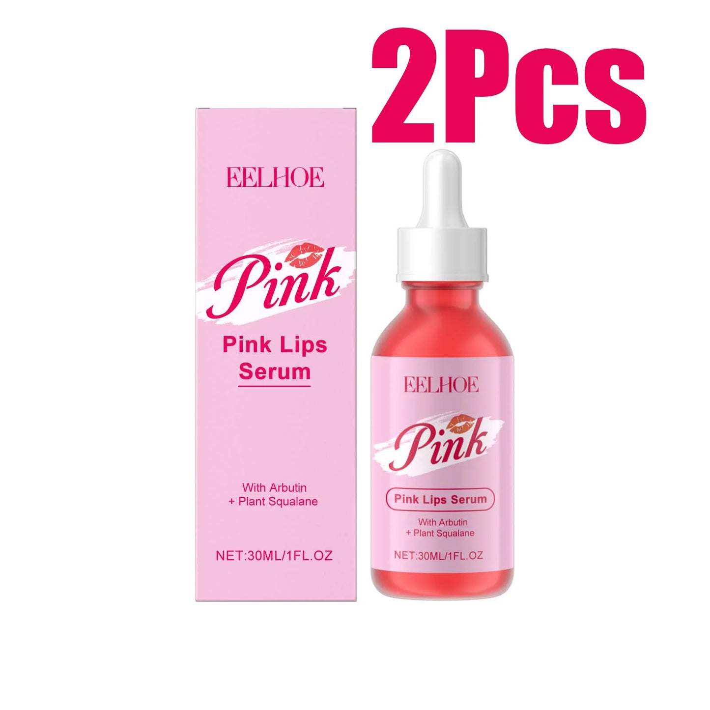 Pink Lip Brightening Serum – Lighten, Plump & Hydrate Lips