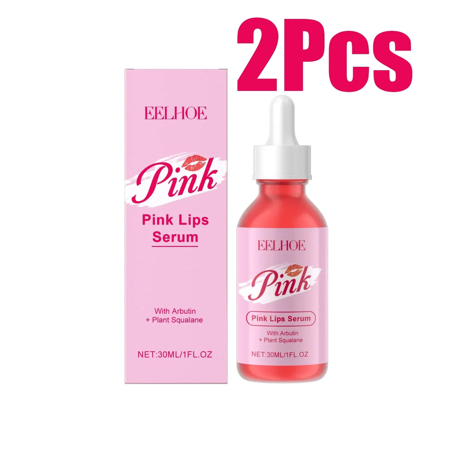 Eelhoe Pink Lip Serum – Plumping, Brightening & Moisturizing