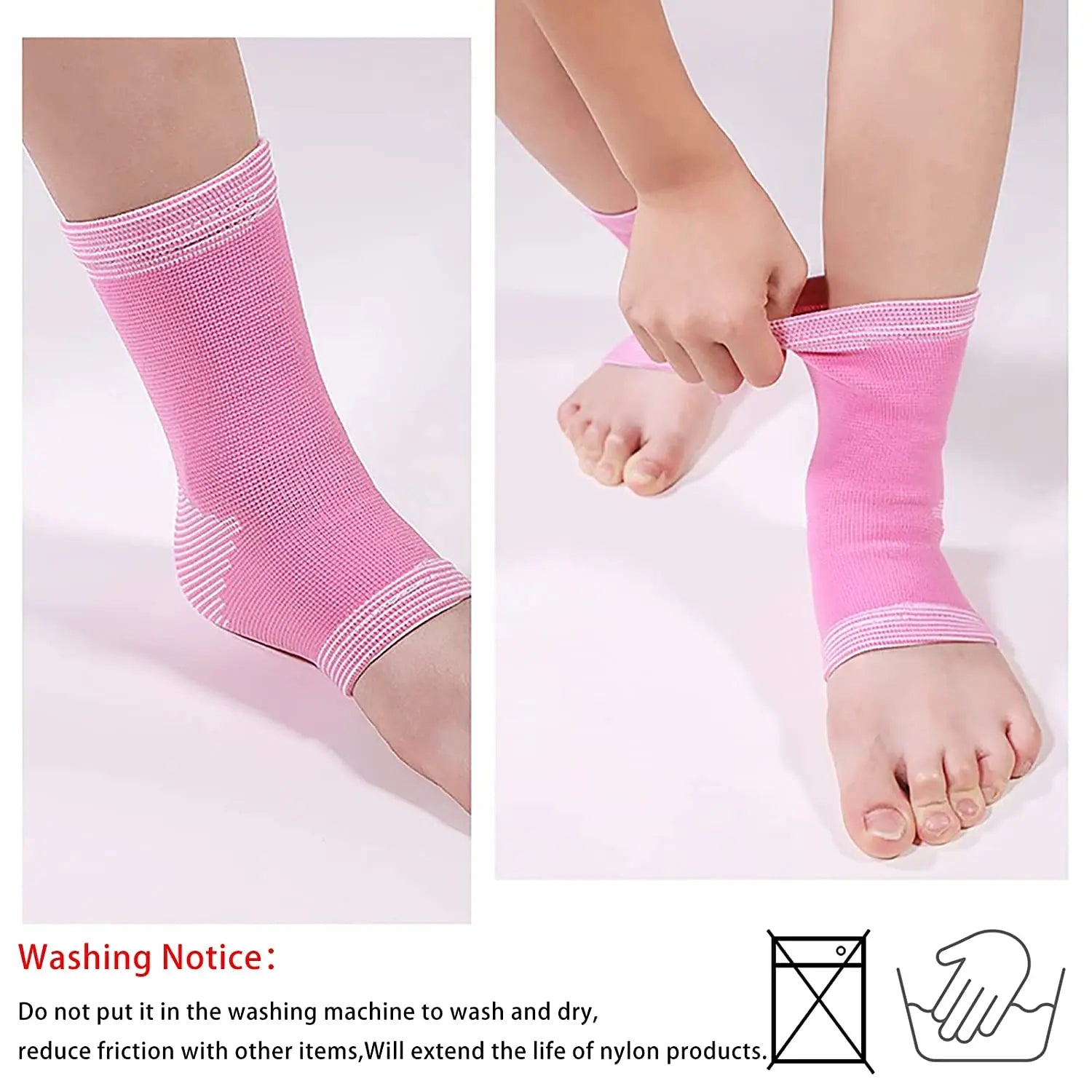1 Pair Kids Compression Sleeves Foot Arch Support,Kids Children Ankle Brace,Plantar Fasciitis Sock for sprained ankle or sports Peaceful Pleasures Health and Wellness