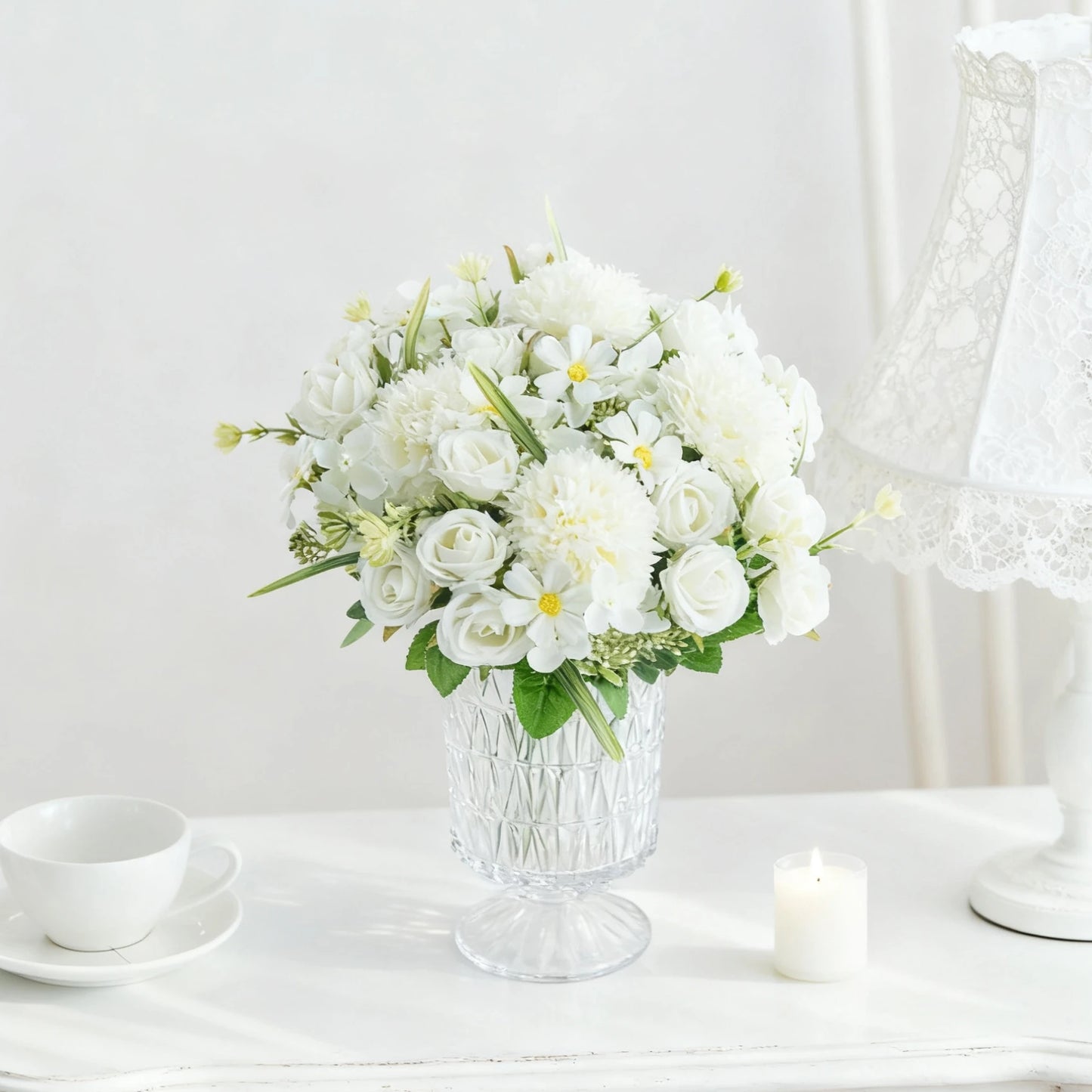 Artificial Silk Rose Bouquet – Wedding & Home Decor