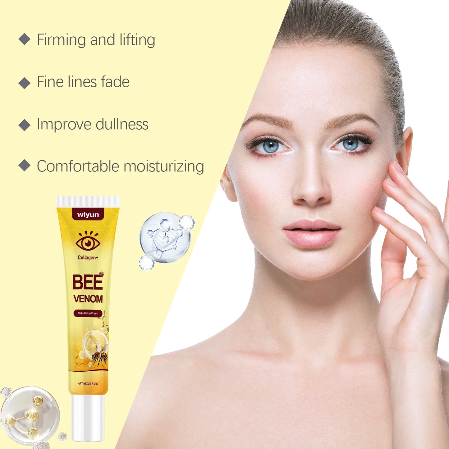 WIYUN Bee Venom Eye Cream – Dark Circles & Puffiness