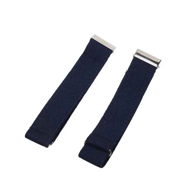 Shirt Sleeve Holder Arm Garter Elastic Anti Slip Strap for Men Women 2cm Wide Cufflink Alternative Formal Wear Accessory Peaceful Pleasures Health and Wellness blue