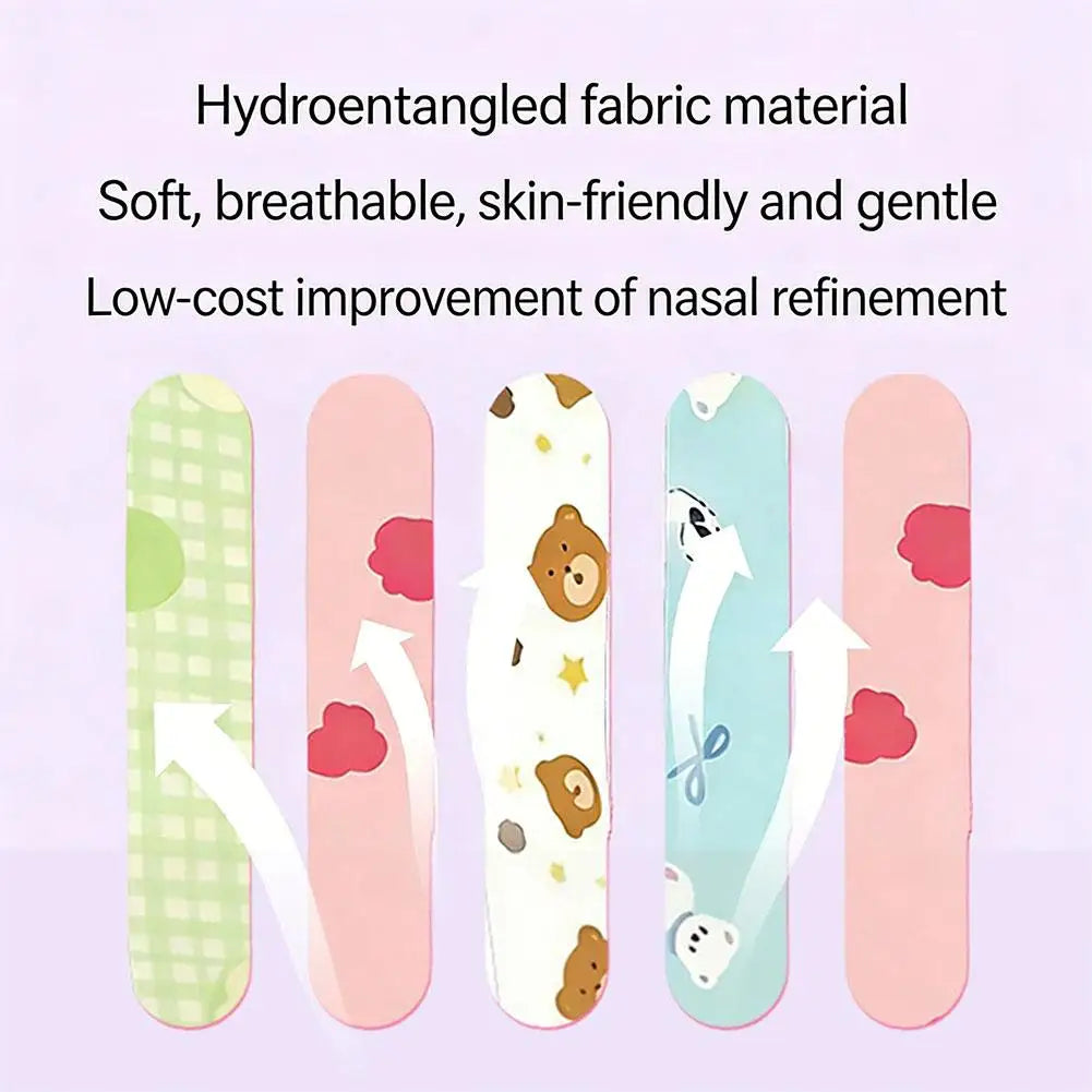 10-Pack Reusable Nose Shaper Lifting Strips – Cuttable Tape