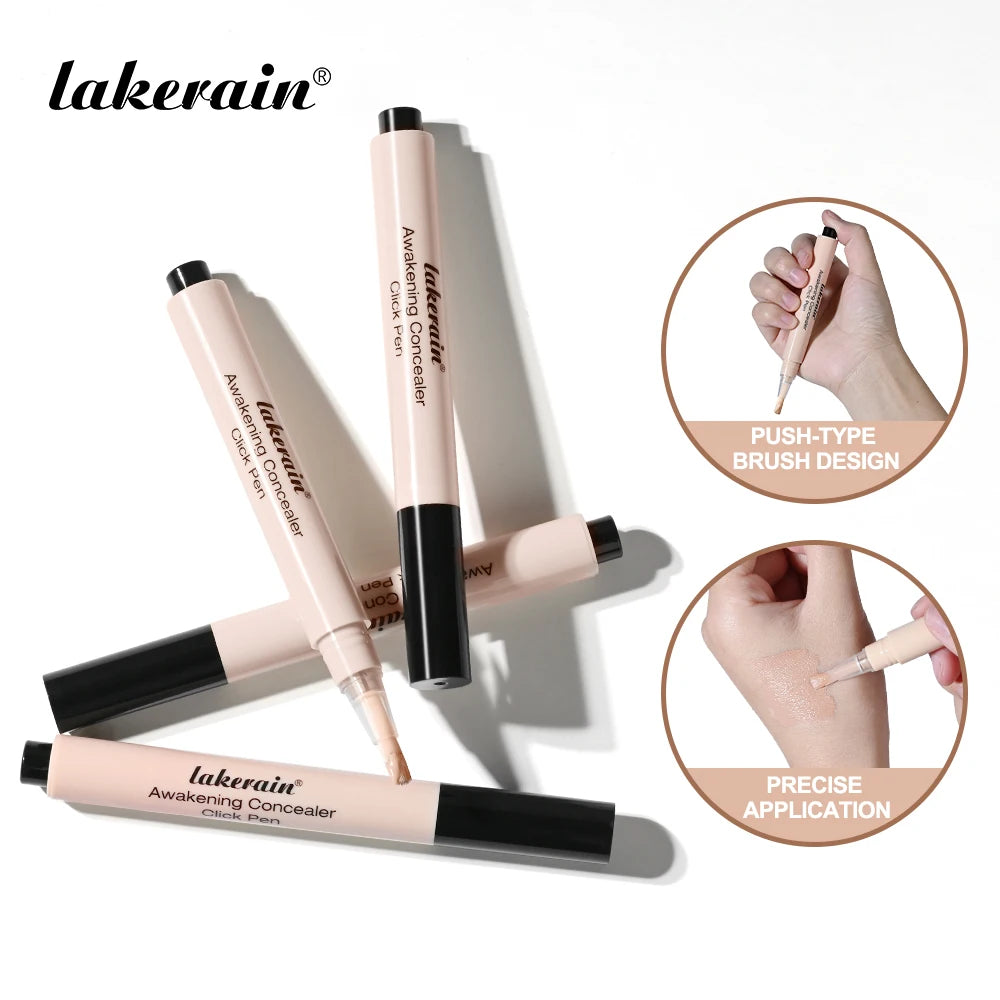 Awakening Concealer Click Pen Brighten， long-lasting ，Hight Coverage Hybrid ，Skincare and Concealer Pen Makeup Peaceful Pleasures Health and Wellness