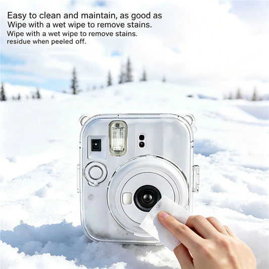 Crystal Clear Hard Case For Instax Mini 13 High Transparency PC Cover 360 Protection Raised Lens Guard Shockproof Anti-Scratch Peaceful Pleasures Health and Wellness Default Title