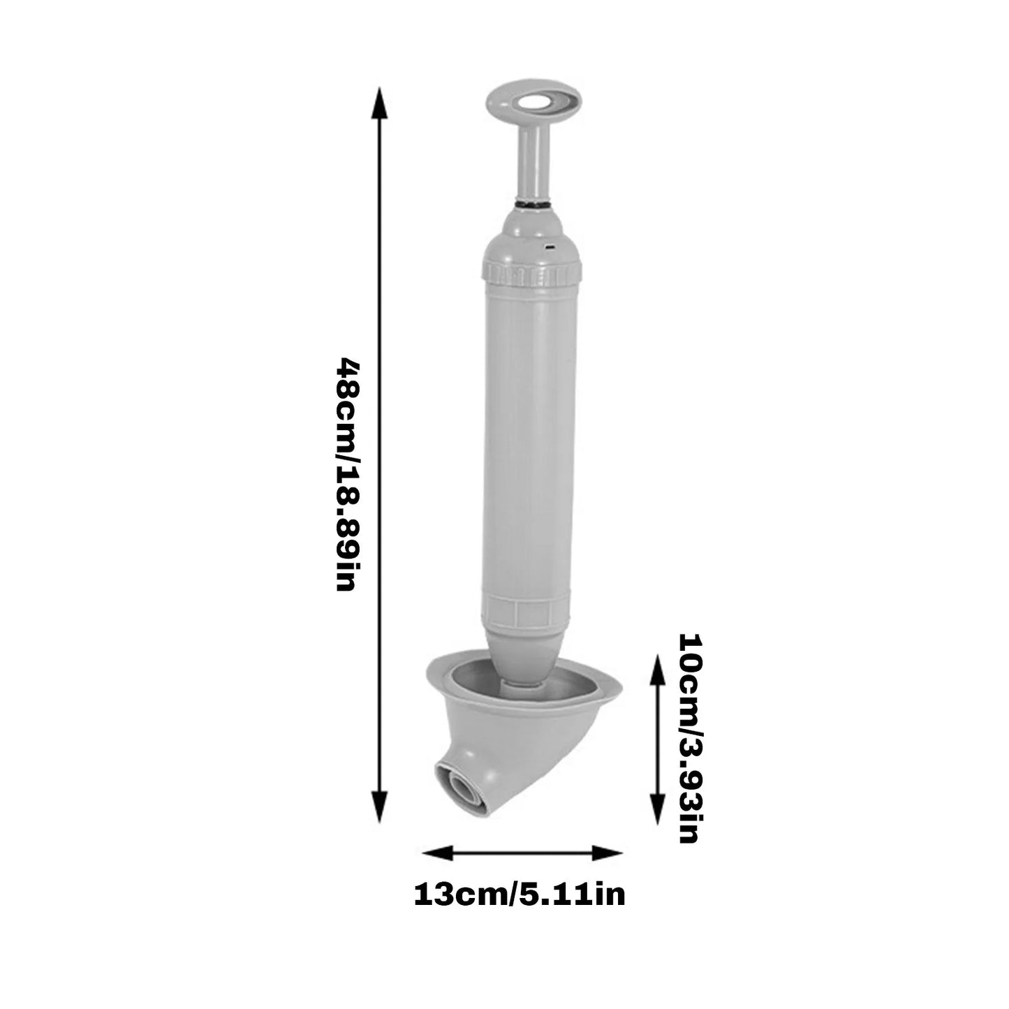 High-Pressure Toilet Plunger – Rubber Clog Remover Suction