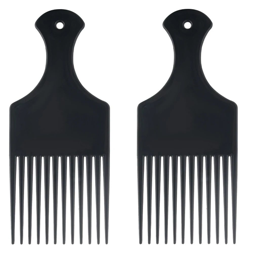 Afro Pick Wide Tooth Detangling Comb for Curly & Kinky Hair
