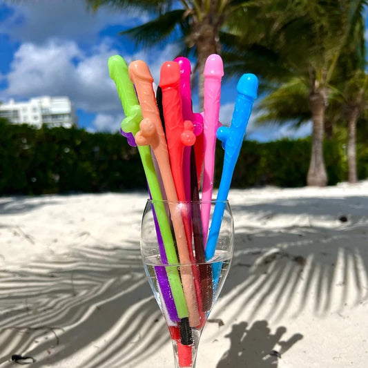 Naughty Drinking Straws Bachelorette Party Bridal Shower Gift Party Drinking Straws Peaceful Pleasures Health and Wellness