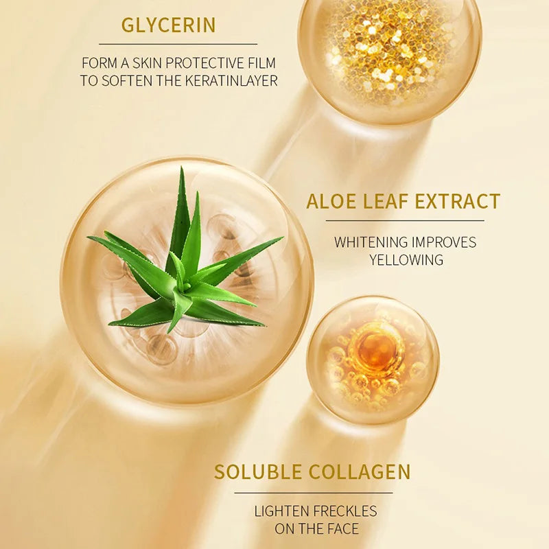 TVLV Gold Collagen Peel Mask – Brighten & Moisturize Skin