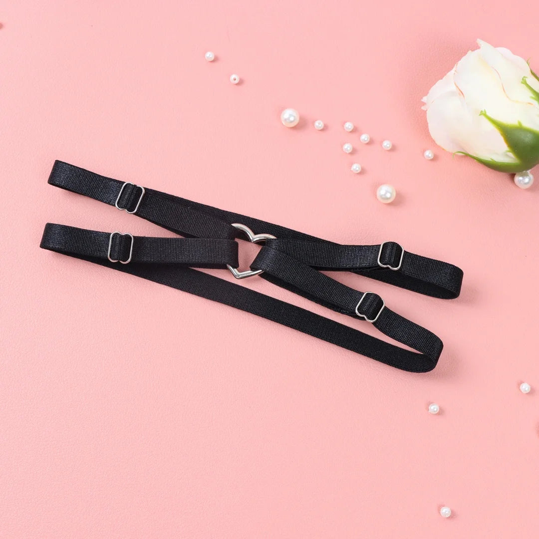 Women Gothic Elastic Thigh Garter Belt Harajuku Leg Ring Garters