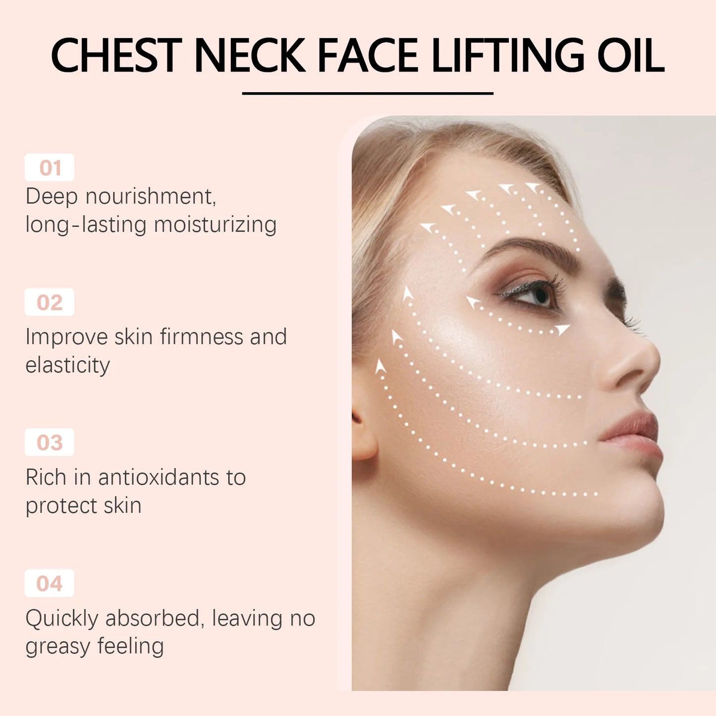 Face Neck & Chest Lifting Oil – Firm, Nourish & Moisturize