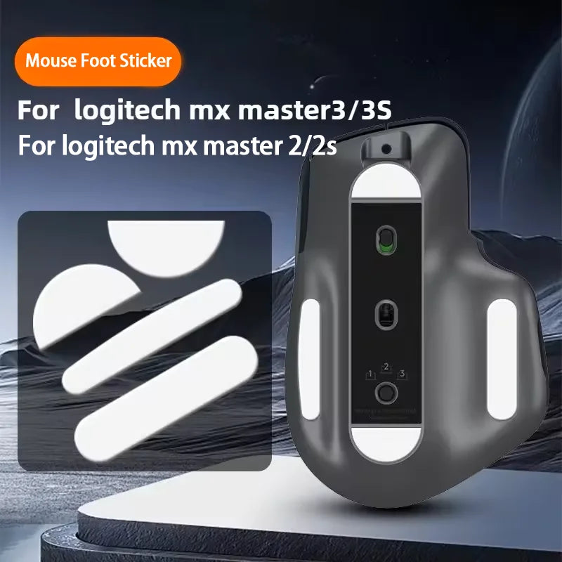1 Set TPU Anti-Slip Mouse Pad for Logitech MX Master 3/3S & Master 2/2S, Wireless Mouse Foot Grip Pads, Secure Grip Enhancer Peaceful Pleasures Health and Wellness