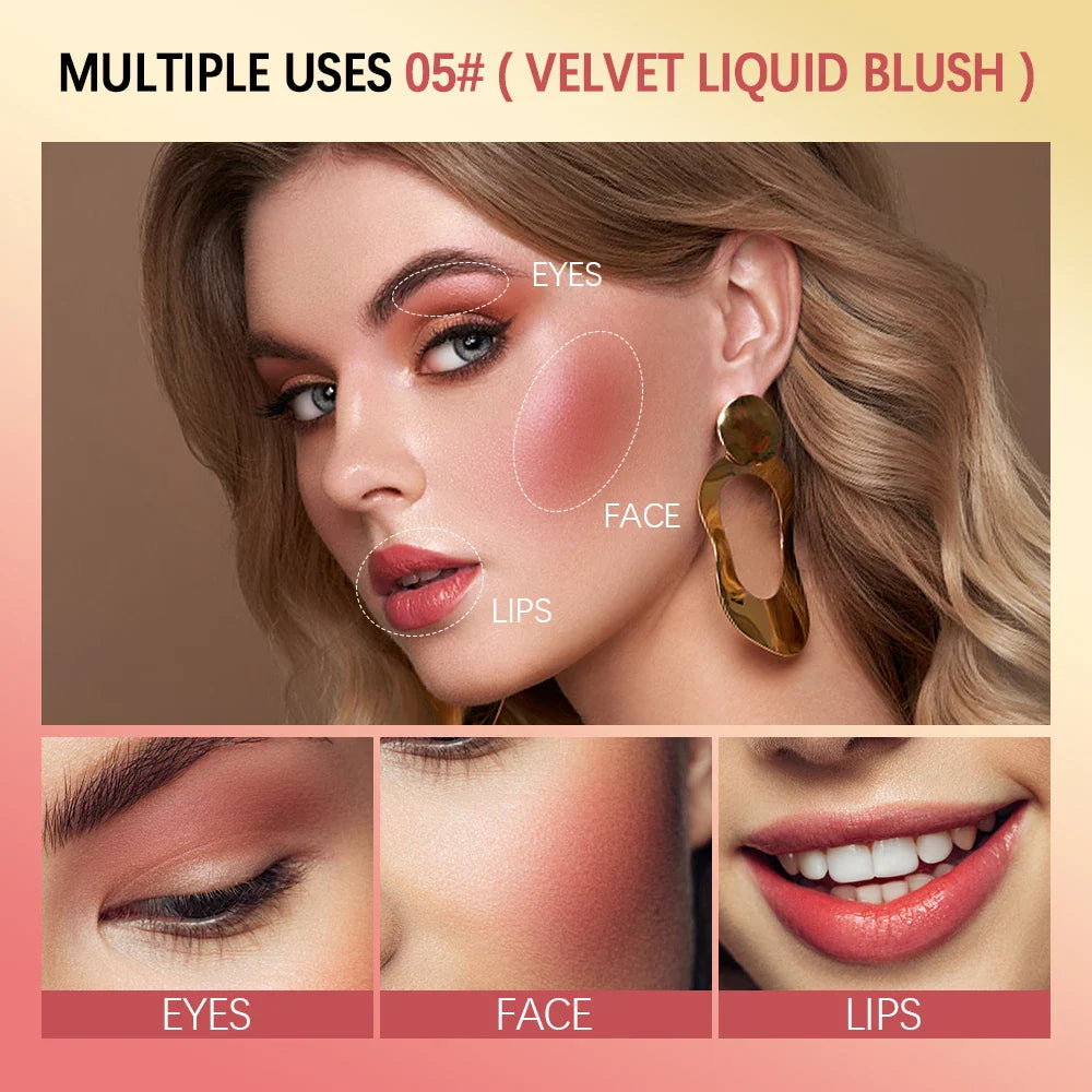 6-Piece Face Makeup Set – Blush, Contour & Eyeshadow Kit