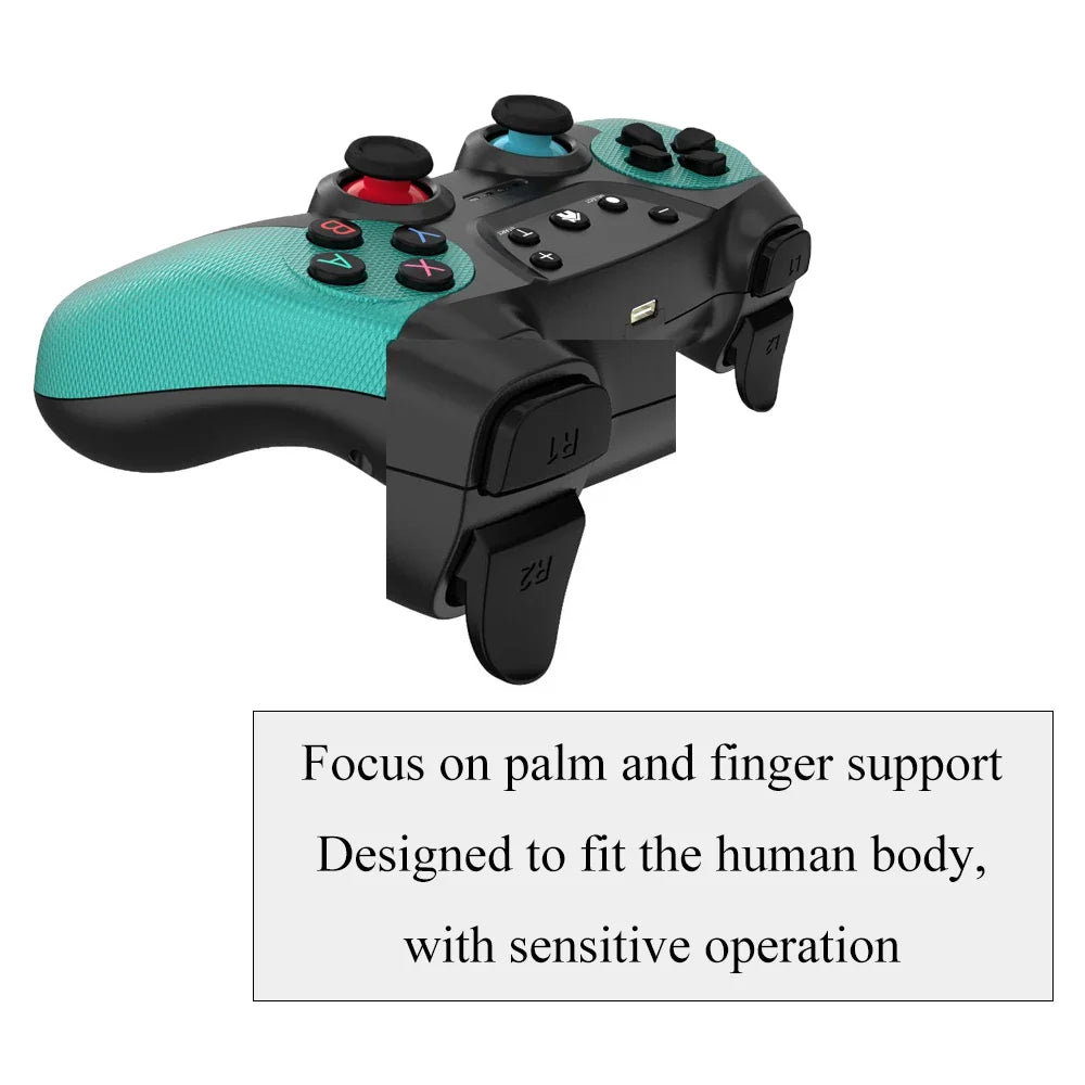 Wireless Bluetooth Gamepad for Nintendo Switch, Android & PC