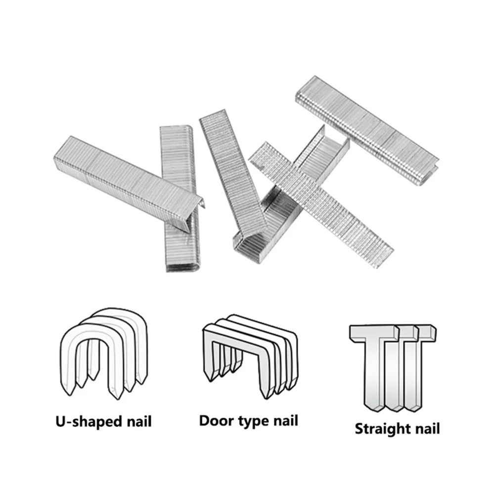 U Door T Shaped Nail Gun Staple Tool Wood Stainless Steel Metal