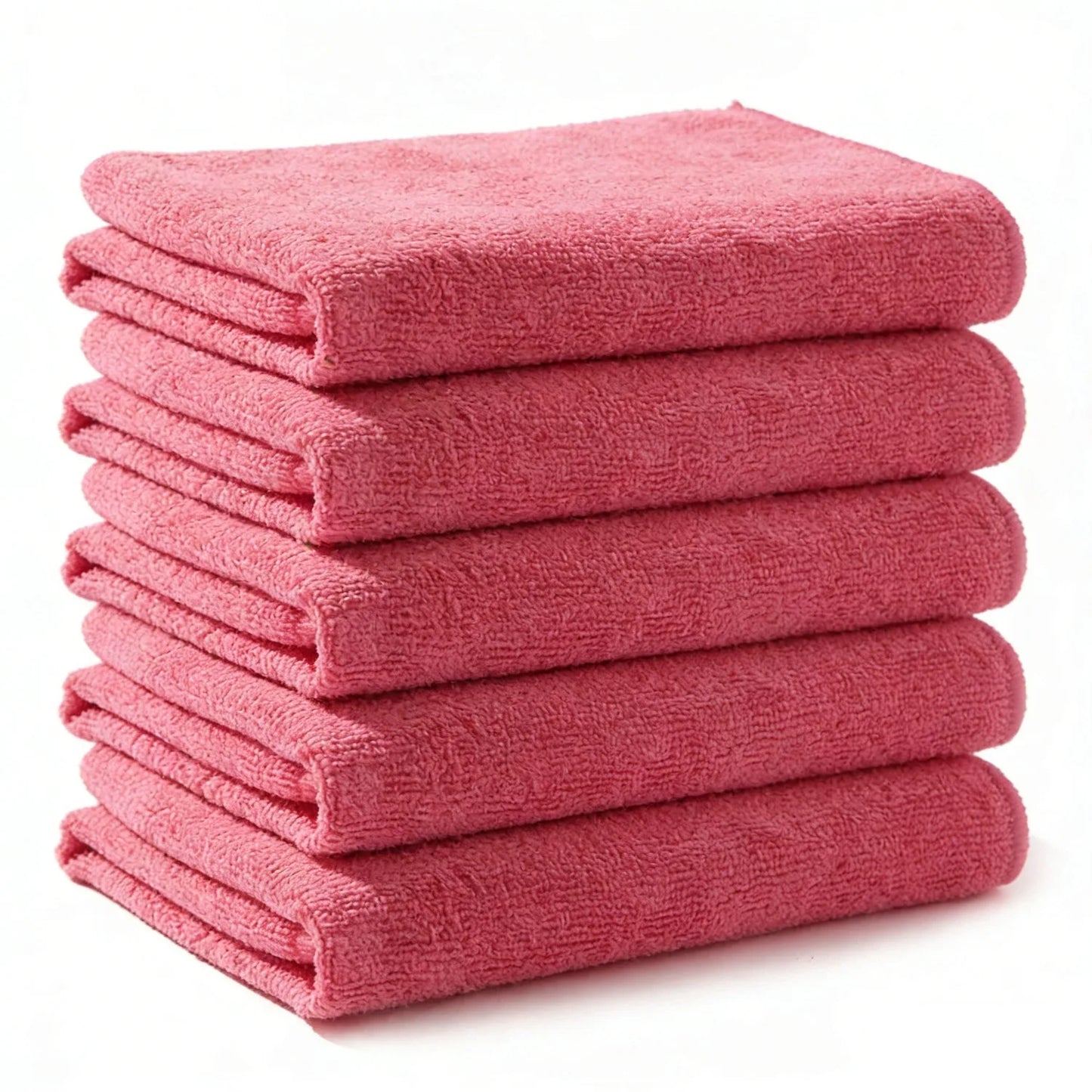 5-Pack 500GSM Dual-Sided Microfiber Towels – Car & Kitchen