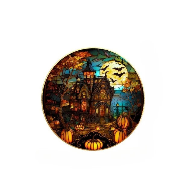 Halloween Static Cling Window Stickers | Reusable Glass Decals