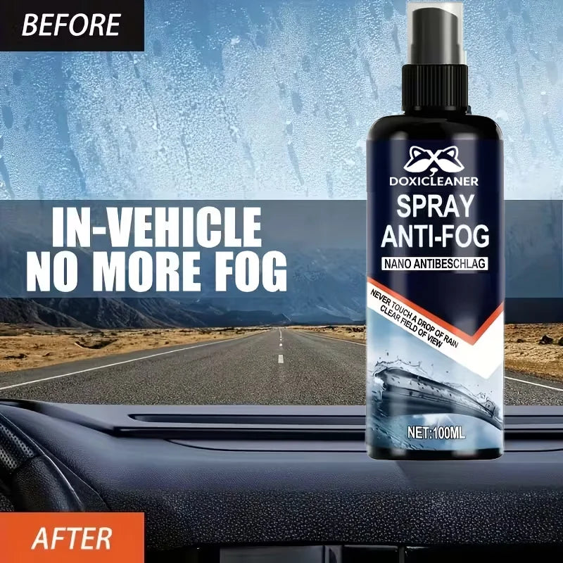 Anti-Fog Rainproof Windshield Spray – Clear Vision | 100ml