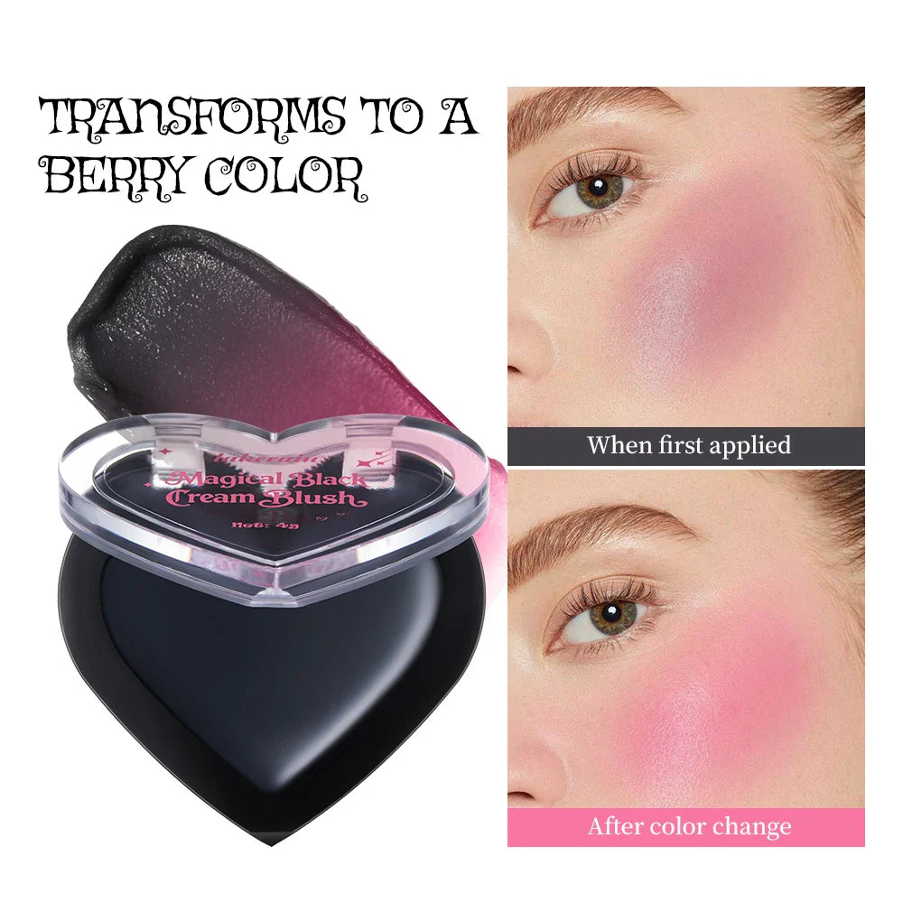 pH Color-Changing Black Cream Blush – Cheeks, Lips & Eyes