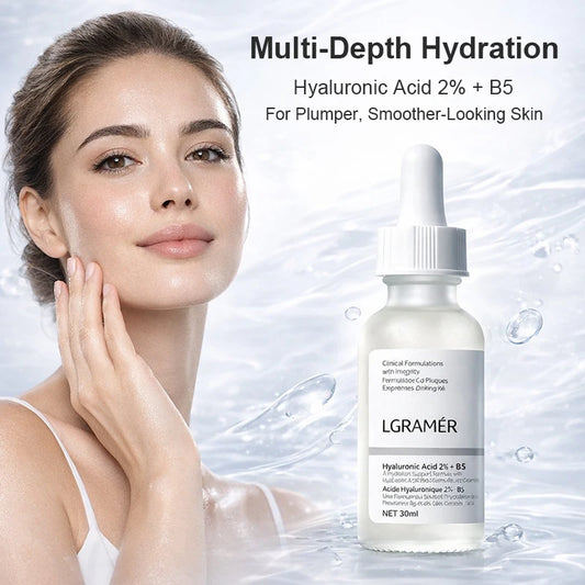 2% Hyaluronic Acid + B5 Serum Moisturizing Nourishing Dry Smooth Face Skin Care Pore Shrinking Moisturizing Serums Skincare 30ml Peaceful Pleasures Health and Wellness 30ml