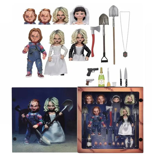 NECA Bride Chucky Tiffany Action Figure Gets Lucky Horror Toys Peaceful Pleasures Health and Wellness