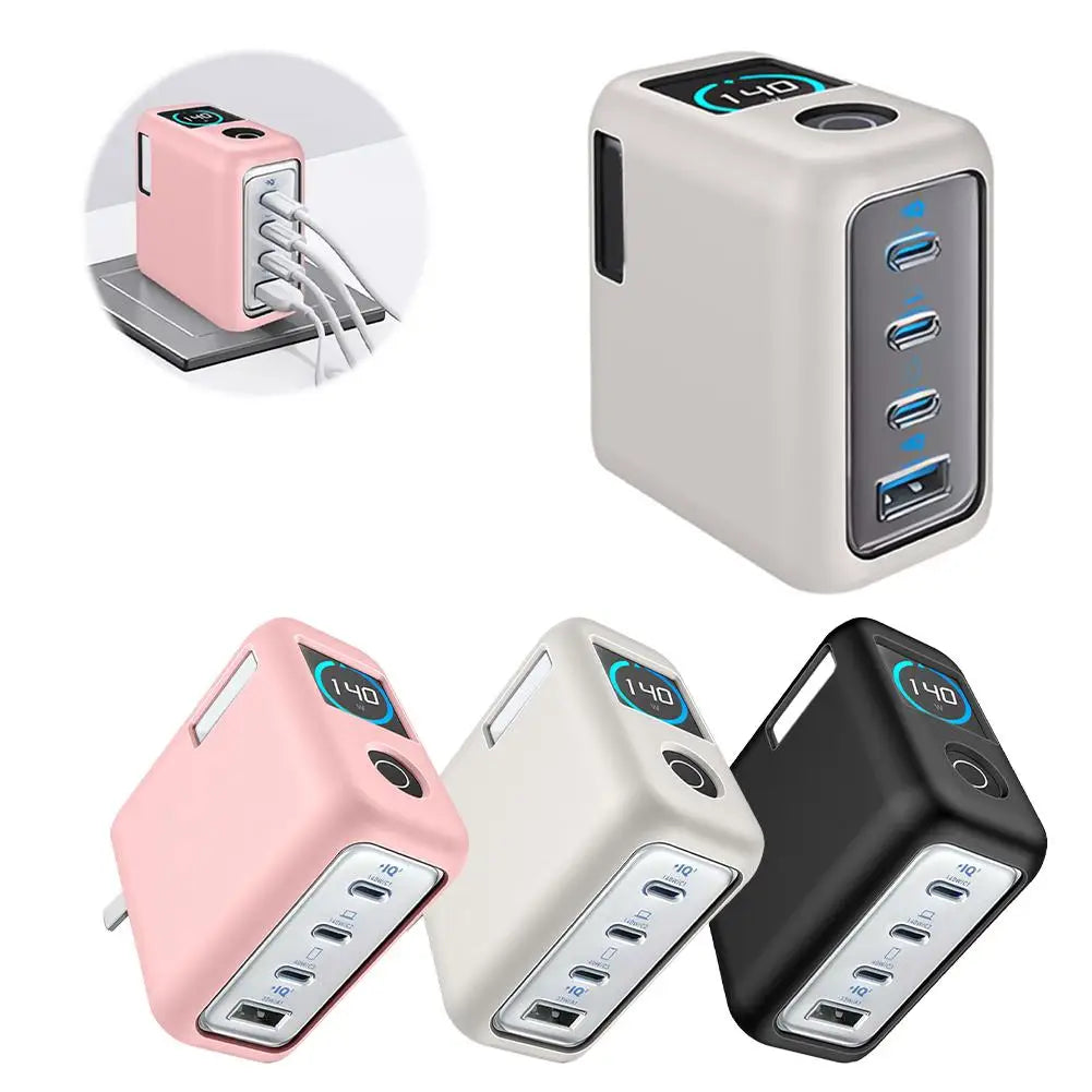 Anker Zolo 140W Four-Port Gallium Nitride Charger Silicone Protective Case Compatible with Anker Zolo 140W Charger Peaceful Pleasures Health and Wellness