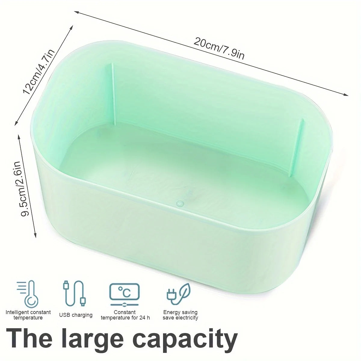 Baby Wipe Warmer Digital Display | USB, 3-Temp, Large Capacity