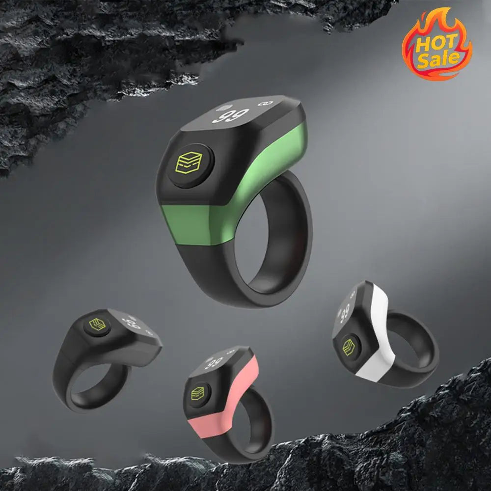 BT 5.4 Smart Ring Counter – OLED Display & Vibration Alerts