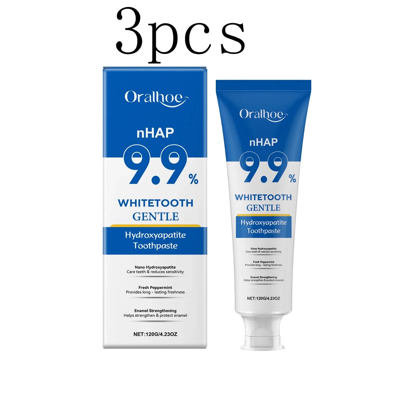 Oralhoe Hydroxyapatite Toothpaste – Enamel Repair & Whitening