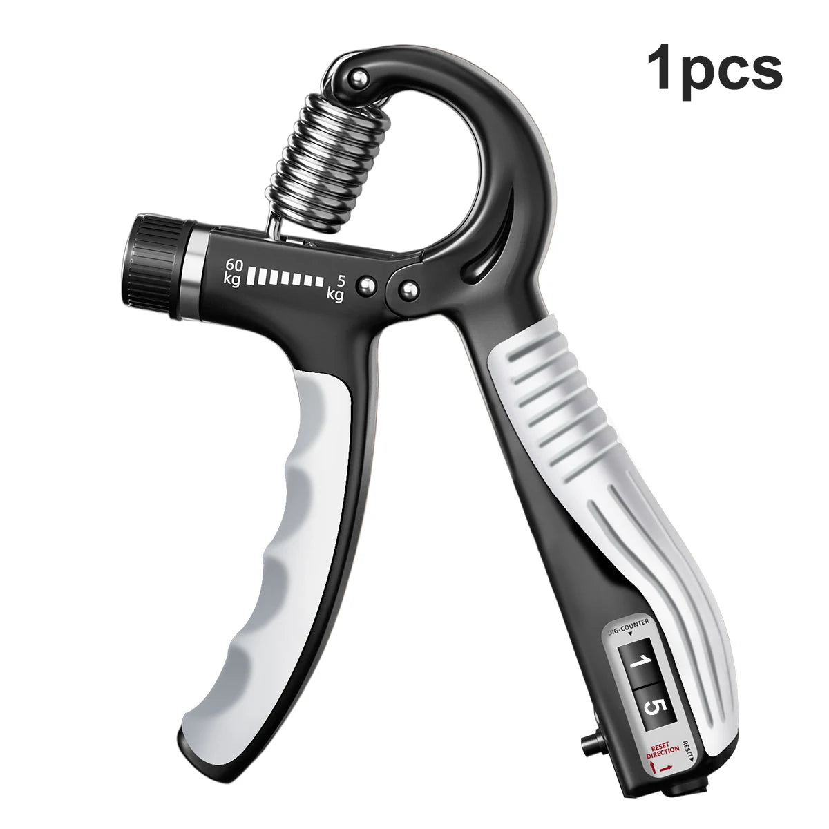 Grip Strength Trainer Adjustable Hand Grip Strengthener 11-132 Lbs (5-60Kg) Gym Rehab Forearm Trainer Peaceful Pleasures Health and Wellness 1PSC United States