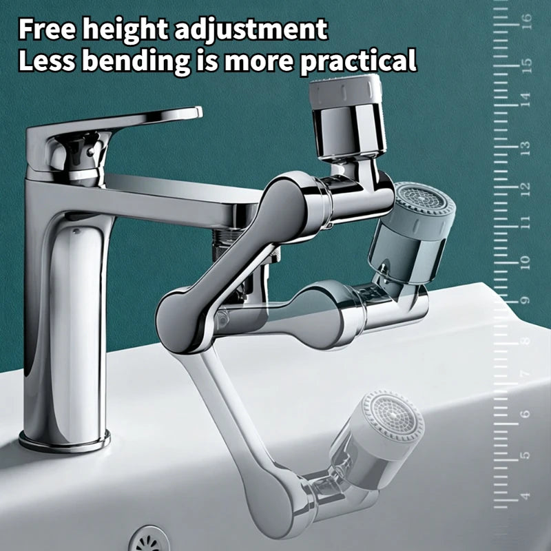 Rotatable Multifunctional Extension Faucet Aerator Kitchen Sink Faucet Extender Adapter Bathroom Tap Swivel Robotic Arm Sink Fit Peaceful Pleasures Health and Wellness