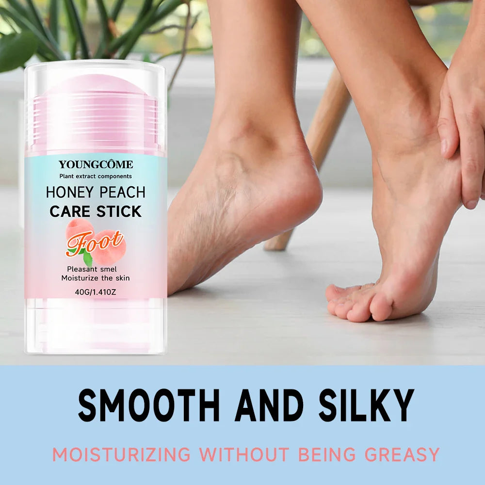 YOUNGCOME Honey Peach Foot Cream – 72H Moisture Heel Balm