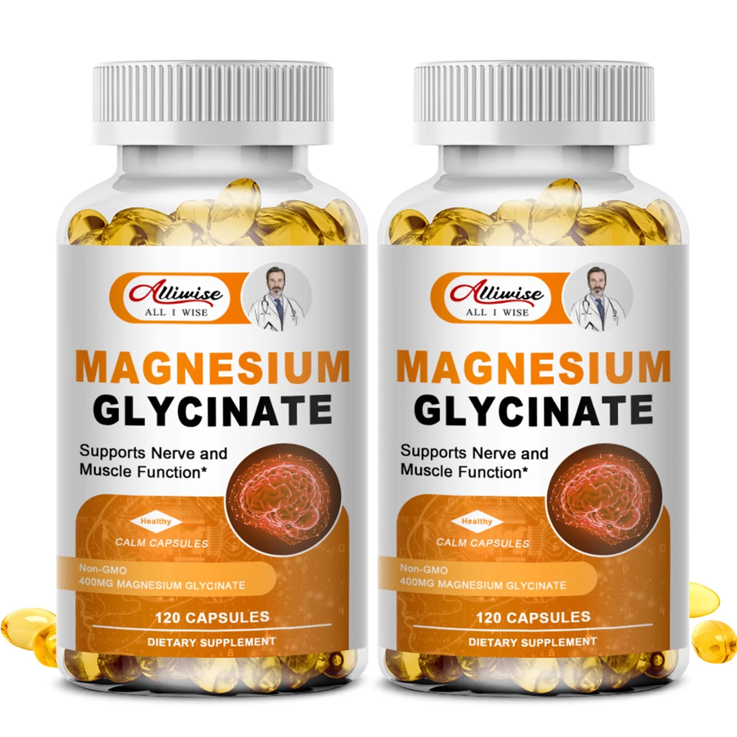 Magnesium Glycinate 500mg + Zinc, Vitamin D3 & B6 – High Absorption Veggie Capsules | 120 Count Peaceful Pleasures Health and Wellness