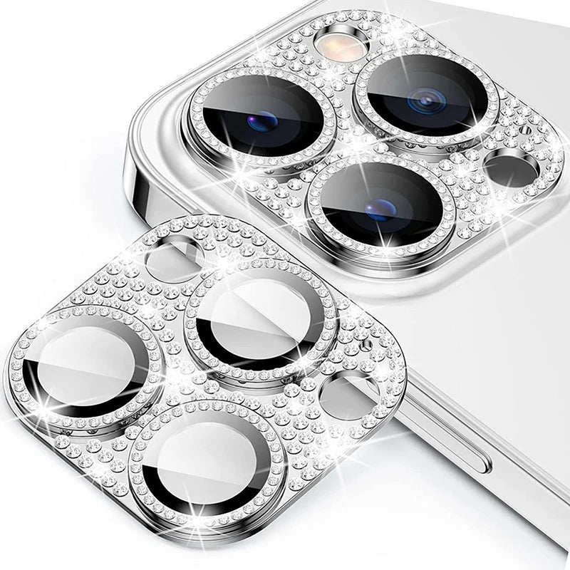 Diamond-encrusted Integrated Lens Film for iPhone15 16 ProMax Accessories Camera Protector for iphone12 13 14Pro Lens Protector Peaceful Pleasures Health and Wellness