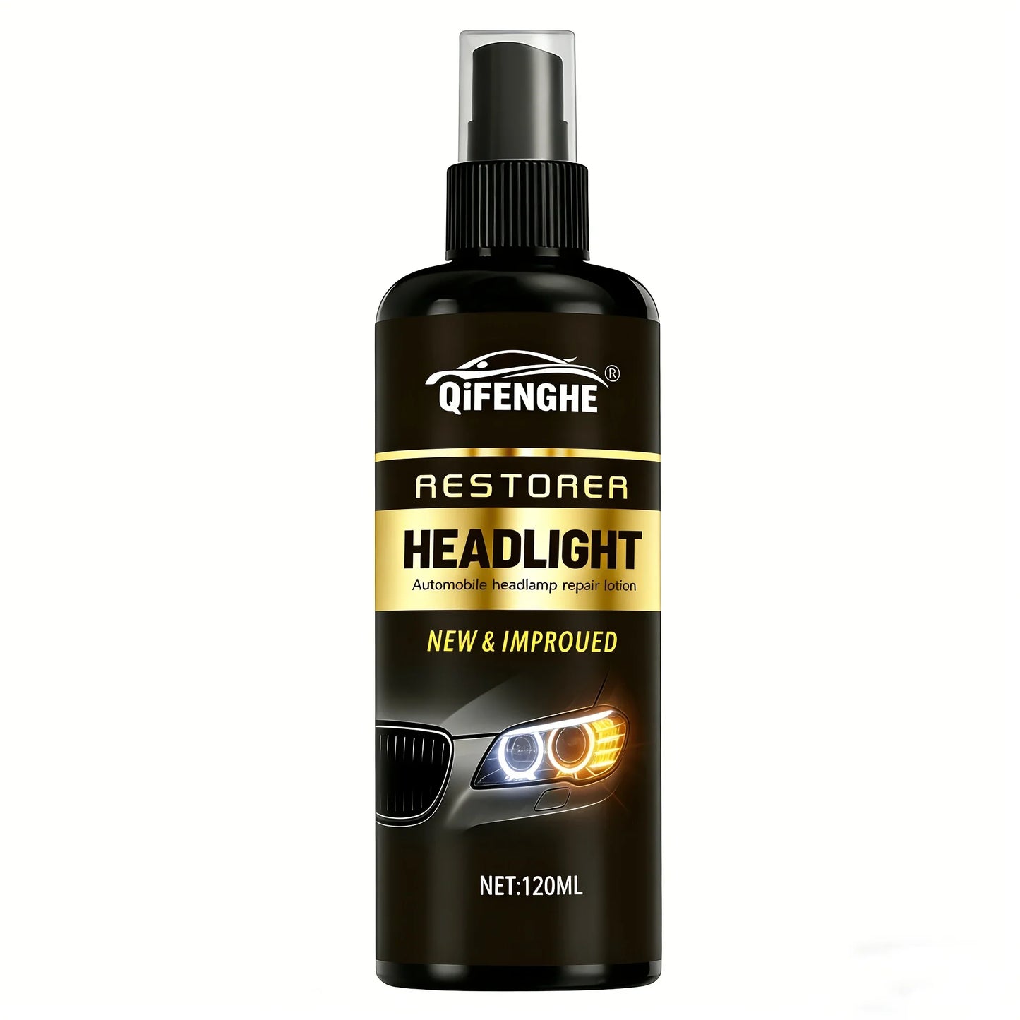 Car Headlight Restore Spray – Ceramic Coating & Cleaner 4.06oz